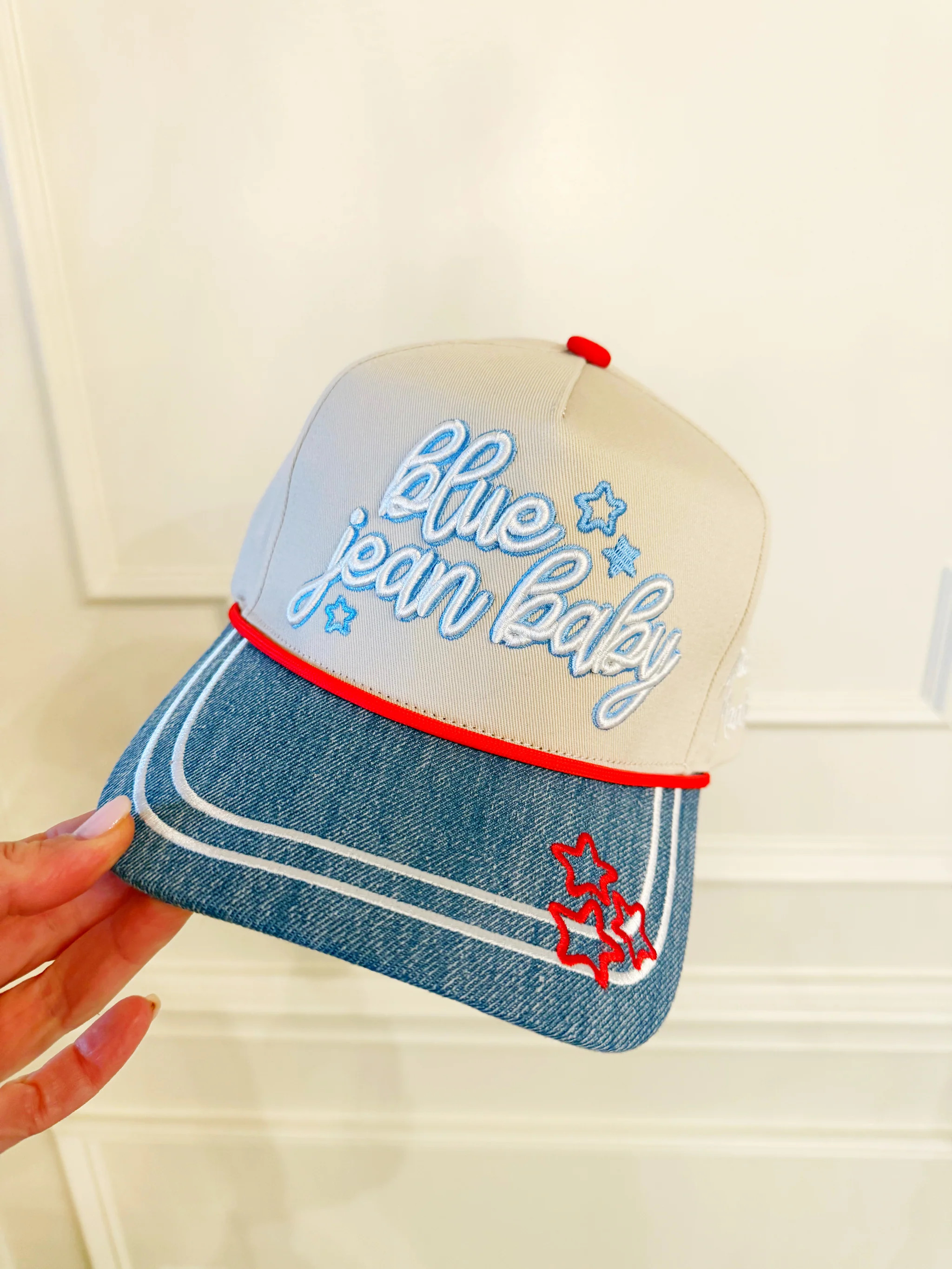 Blue Jean Baby Hat- Pre Order | Poppy & Pine