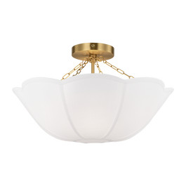 Stassi Medium Semi Flush Mount | Visual Comfort