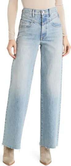 SLVRLAKE Grace Double Yoke High Waist Wide Leg Jeans | Nordstrom | Nordstrom