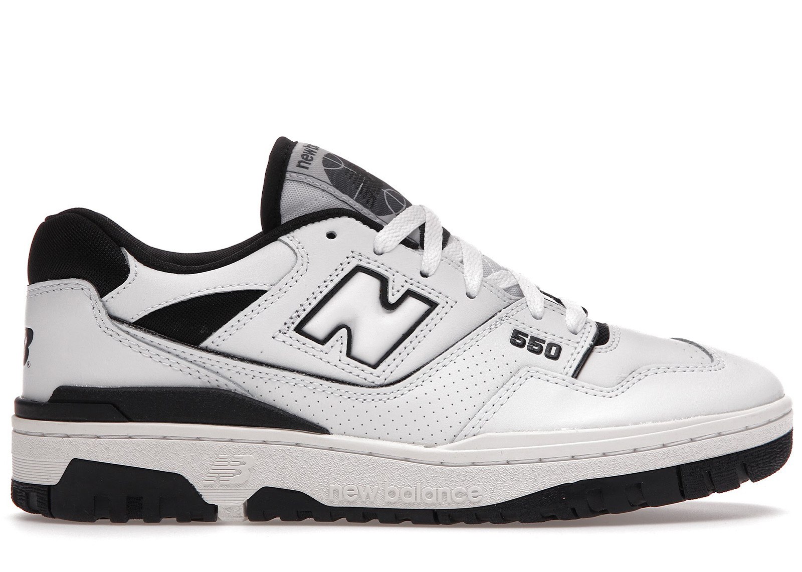 Men's New Balance 550 Sneakers in White/Black | StockX