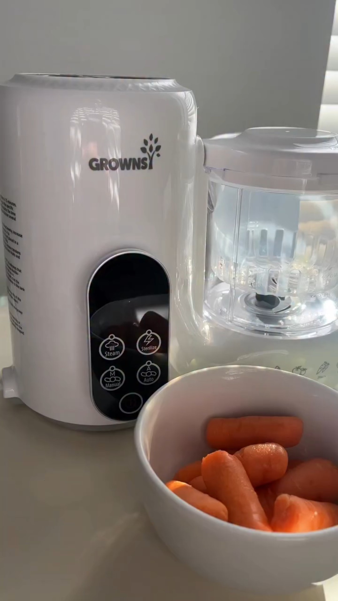 ✨ My baby is about to start solids, and I can’t believe how fast time is flying! The Grownsy All-in-One Baby Food Maker makes this new stage so much easier — it steams and blends in one step for smooth purees or chunkier textures as she grows 💕
Less time cleaning, more time enjoying those sweet first feeding moments 🍼

Comment SHOP for the link, make sure to follow @daneryta before requesting the link

#Grownsy #BabyFoodMaker #MomLife #StartingSolids #BabyMilestones #Motherhood #BabyEssentials #MomApproved #grownsybabyfoodmaker