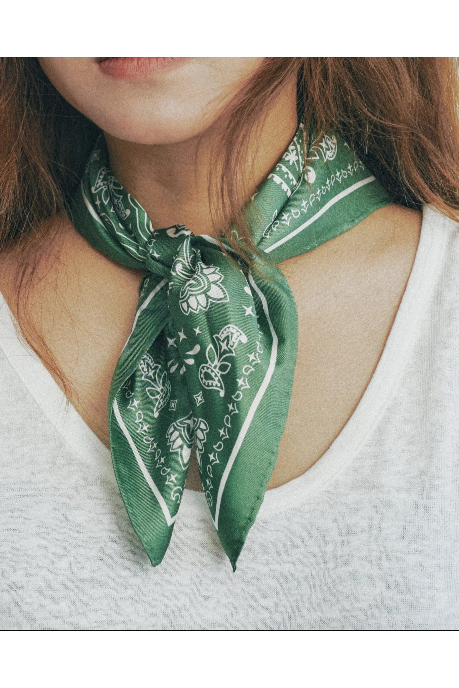 Lost Pattern "Paisley" Silk Bandana Scarf (Women) | Nordstrom | Nordstrom