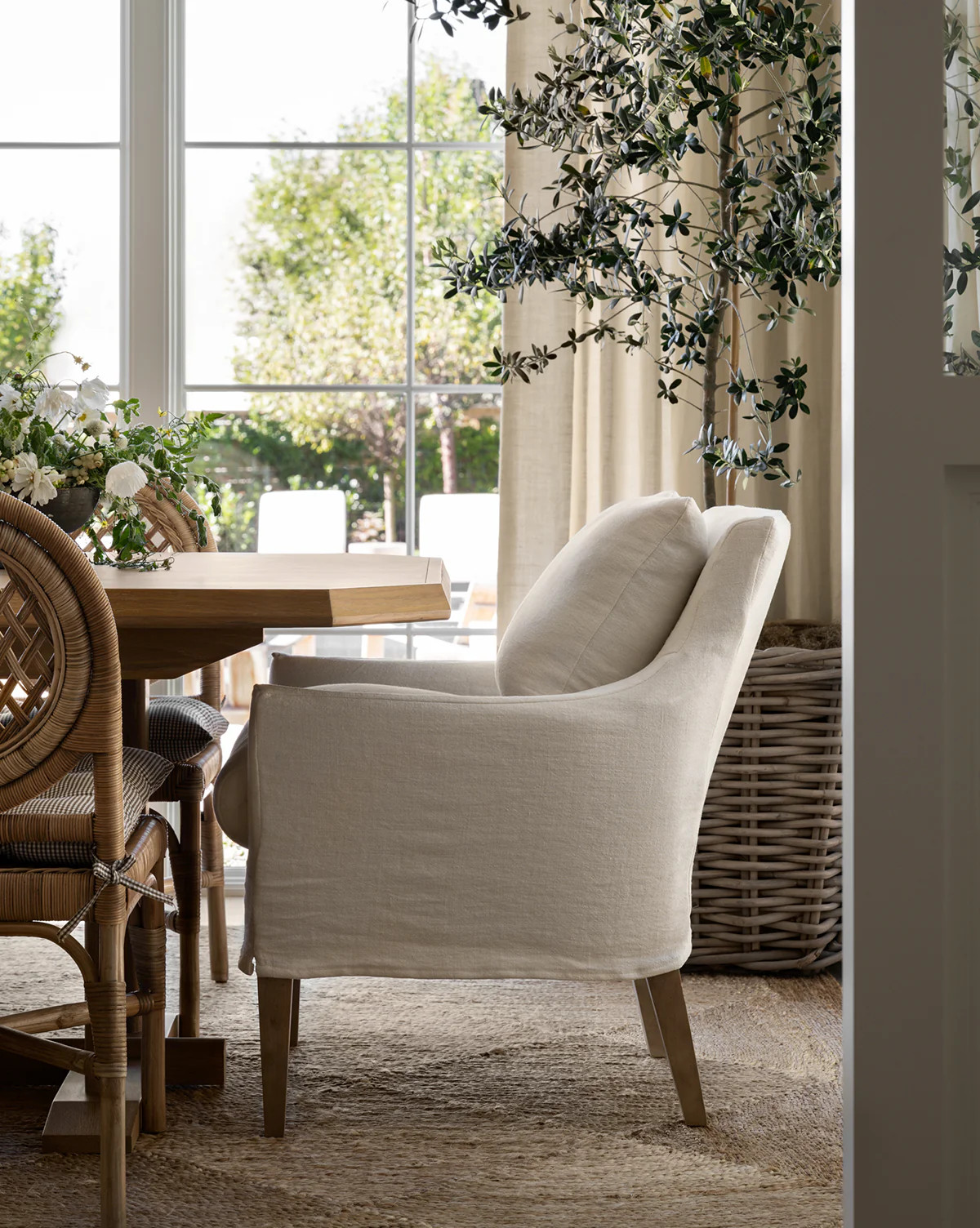 Sascha Slipcover Dining Chair | McGee & Co. (US)
