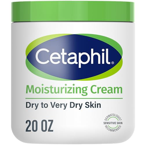 Cetaphil Face & Body Moisturizer, Hydrating Moisturizing Cream for Dry to Very Dry, Sensitive Skin, NEW 20 oz, Fragrance Free, Non-Comedogenic, Non-Greasy (Packaging May Vary) | Amazon (US)