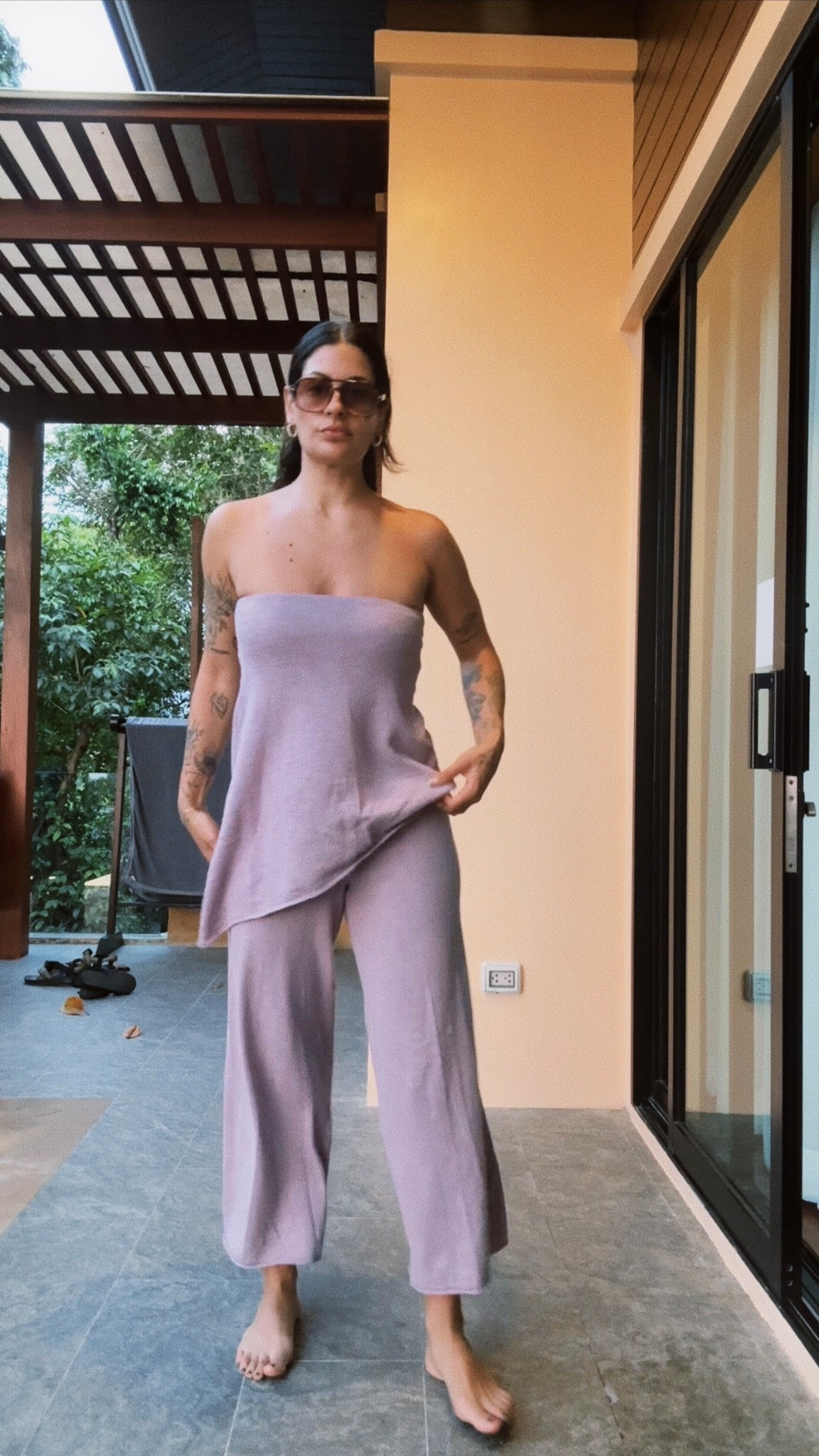 Free people matching set 

#LTKTall #LTKSeasonal #LTKTravel