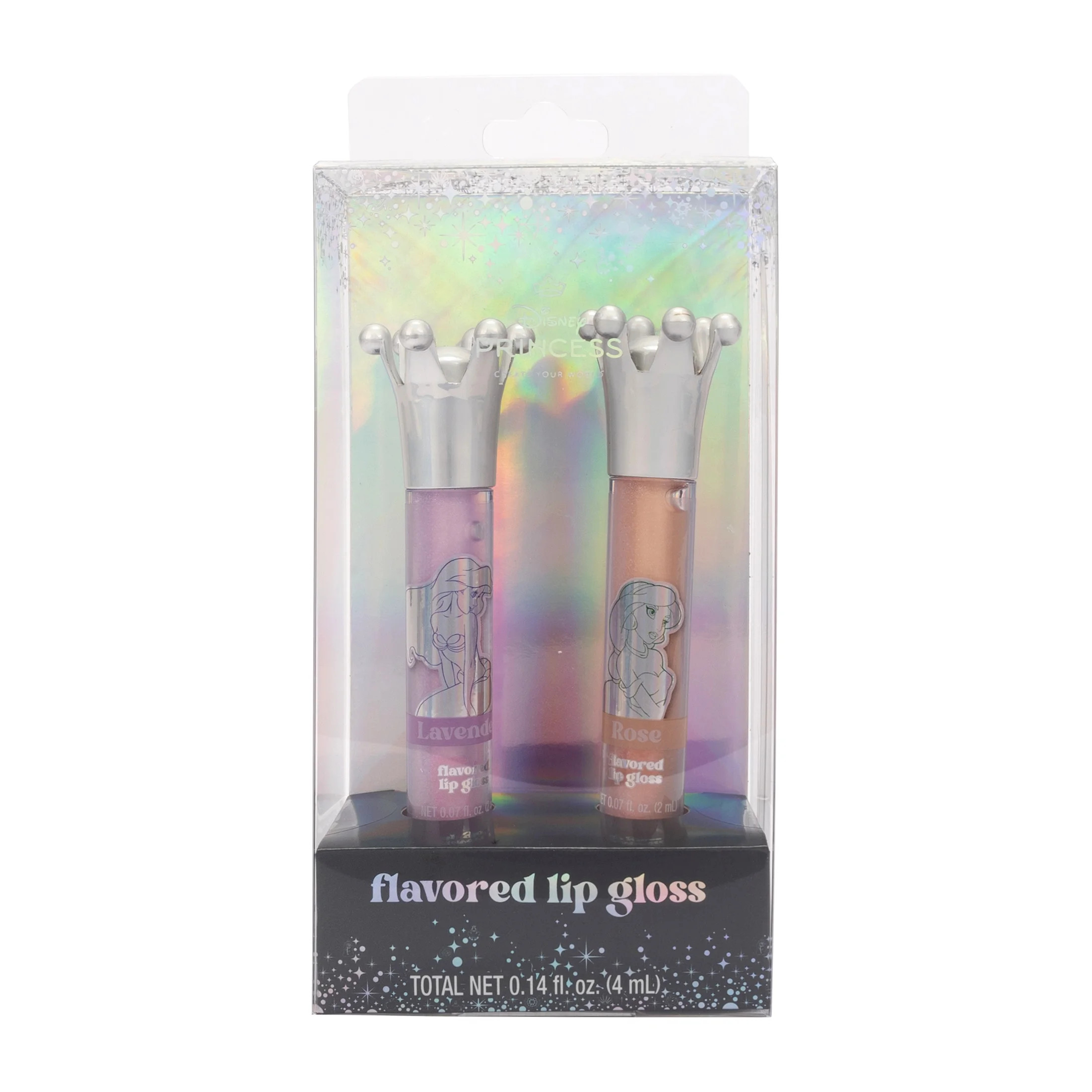 Disney Princess 2 Pack Lip Gloss, Rose and Lavender, 2.2ml | Walmart (US)