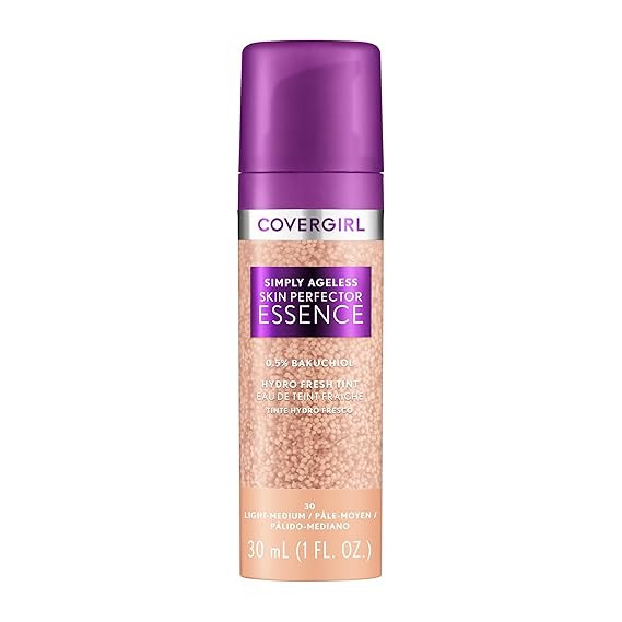 Covergirl Simply Ageless Skin Perfector Essence Foundation, 30 Light-Medium,Tinted Skincare Makeu... | Amazon (US)