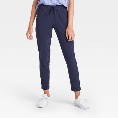 Girls' Stretch Woven Pants - All in Motion™ | Target