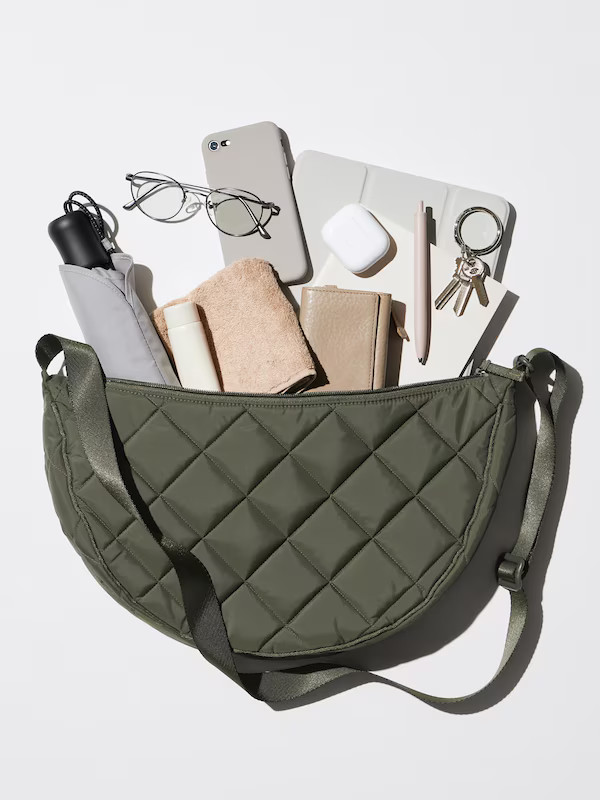 Round Shoulder Bag (Quilted) | UNIQLO (UK)
