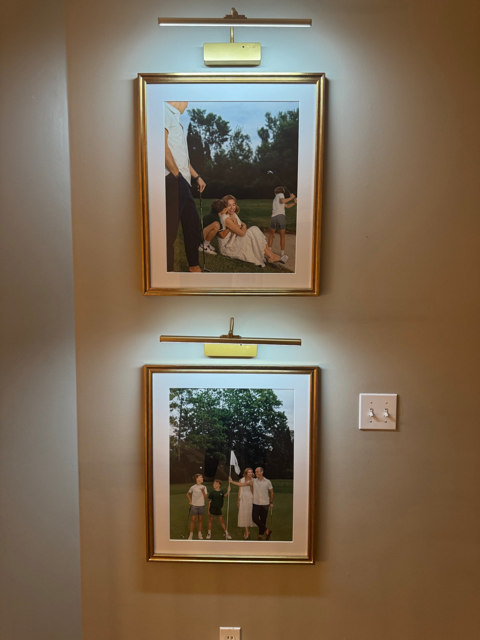 Finally hung up some family photos at the top of the stairs and it has made the house feel like home! Bonus: It only cost $100 for the Shutterfly prints, two frames and two rechargeable lights (super easy to install). 

#LTKHome #LTKFindsUnder50 #LTKdayinmylife