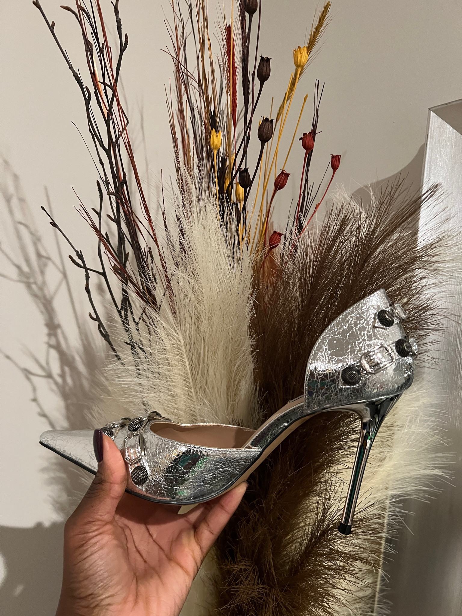 Silver pumps ! 

#LTKSeasonal #LTKfindsunder100