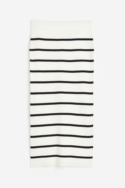 Rib-knit pencil skirt | H&M (UK, MY, IN, SG, PH, TW, HK)