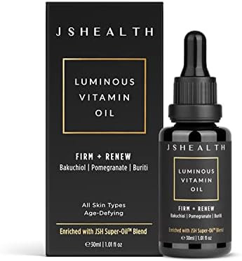 JSHealth Hydrating Face Oil For Women and Men with Rose Oil & Vitamin E Oil For Skin - Facial Oil fo | Amazon (US)
