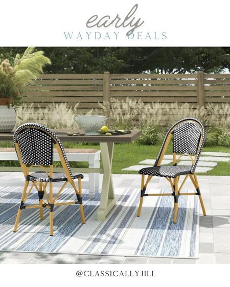 Bistro table and chairs, outdoor table, patio furniture, grandmillennial 

#LTKsalealert #LTKhome