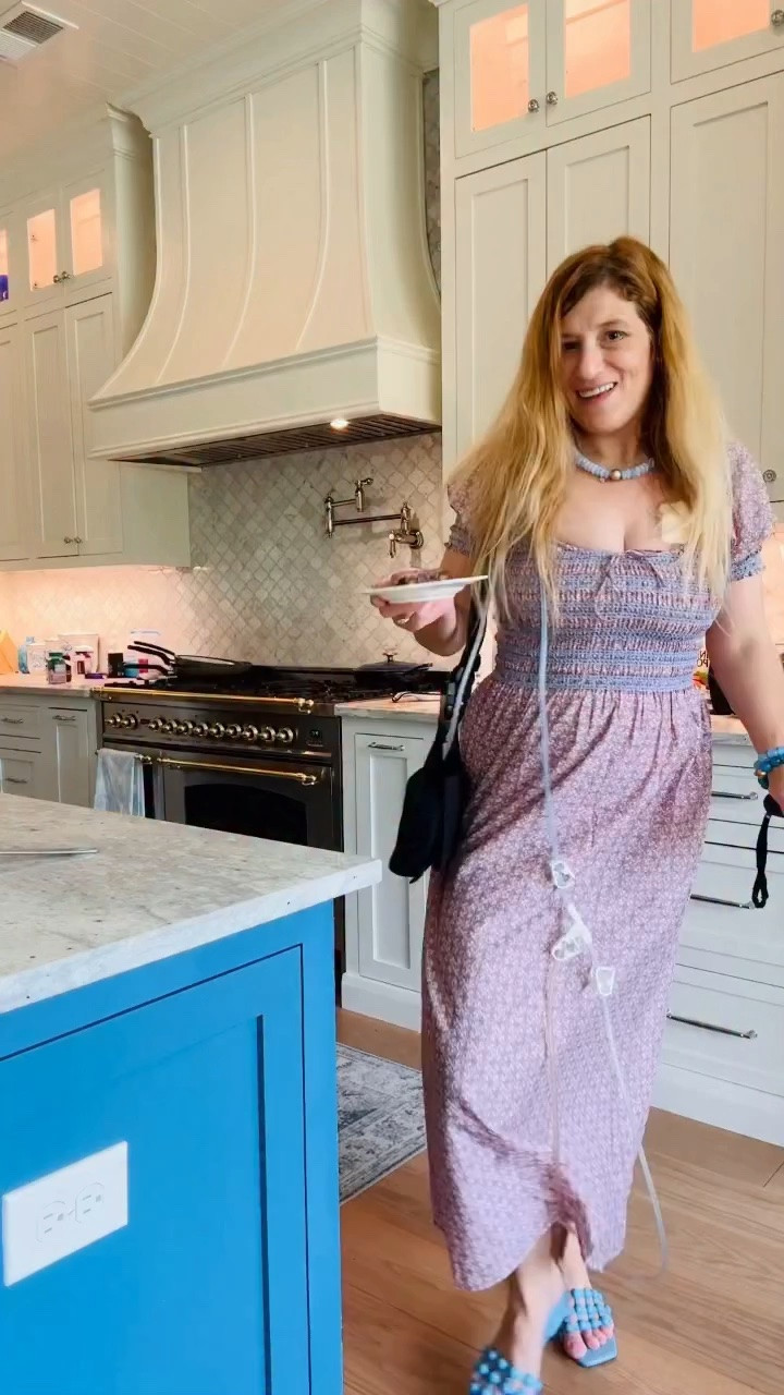 Who else have been watching the @fifaworldcup !!! You know I must have my treats for everything so of course I had to @doordash some of my go to allergy friendly donuts!!! I even watching World Cup today at my 10 hour treatment … this was taken before surgery already really weak there ..but I had back of my thigh …but I am alive !!! what your Go to @doordash  dress @hillhouse necklace @erinmcdermott1 @lisilerch bracelets @cecelianewyork shoe ..
.
.
“The Lord is my rock, and my fortress, and my deliverer; my God, my strength, in whom I will trust” (Psalm 18:2)
.
.
Shop my looks and finds on @shop.ltk and @shopmy bellevueblue 
.
.
Dancing .. soccer .. World Cup .. hill house .. jewelry .. dress .. sandals .. best delivery .. football .. verse .. midi dress .. chronic illness.. allergy … celiac .. gluten free .. fashion .. styling … home decor .. treatment .. kitchen design .. blue and white .. clt 
.
.
#worldcup #bestdeliveryapp #doordashpartner #positivity #stylefashion #hillhouse #sandals #jewelry #styling

#LTKootd #LTKSaleAlert #LTKBeauty