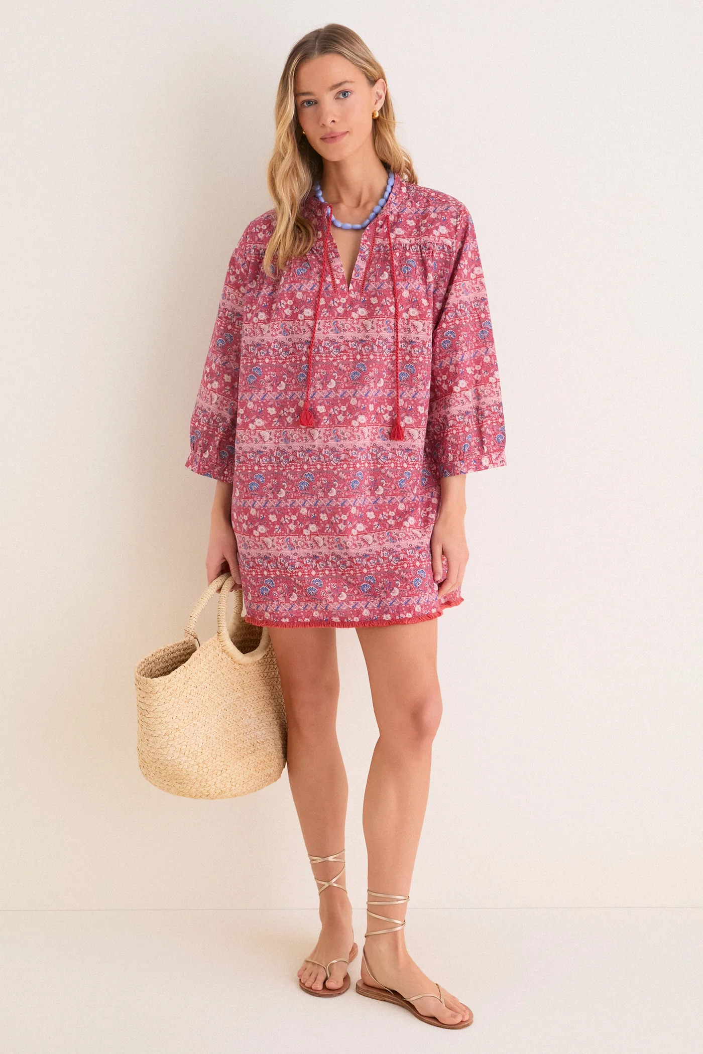 Americana Batik Stripe Bondi Coverup | Tuckernuck (US)