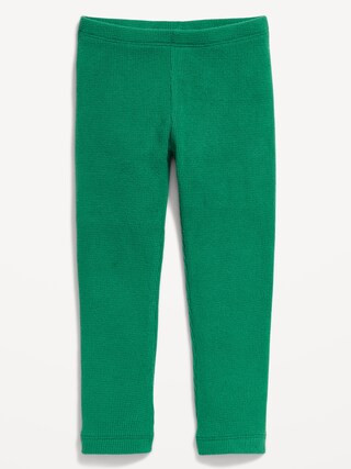 Cozy Waffle-Knit Leggings for Toddler Girls | Old Navy (US)