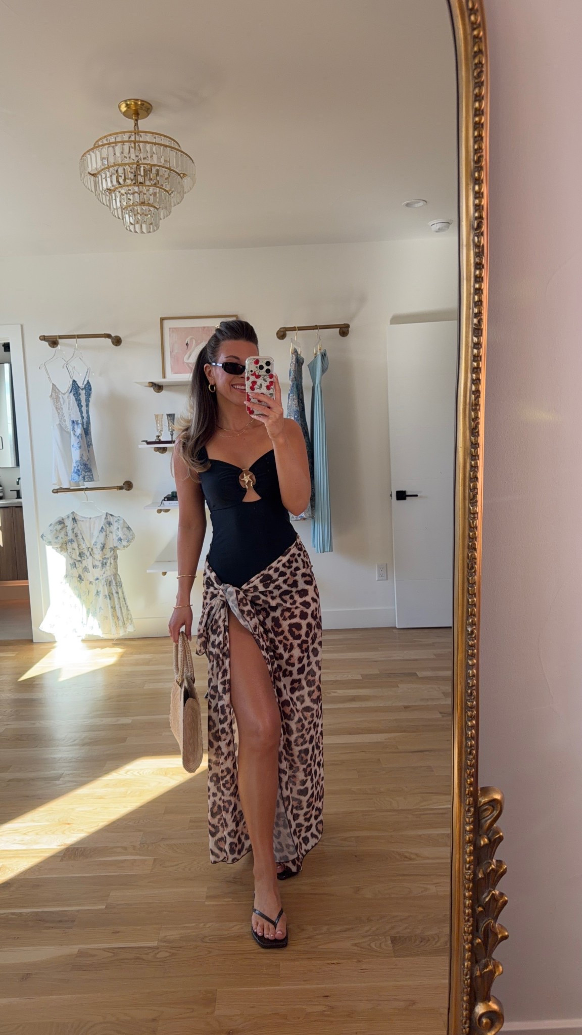 Amazon resortwear and swimwear look black one piece with leopard sarong coverup

Electric picks code: Emerson20

Wearing my usual smalls

Vacation
Destination
Resortwear
Swimwear
Pool day
Beach vaca
Summer look

#LTKTravel #LTKootd #LTKSwim