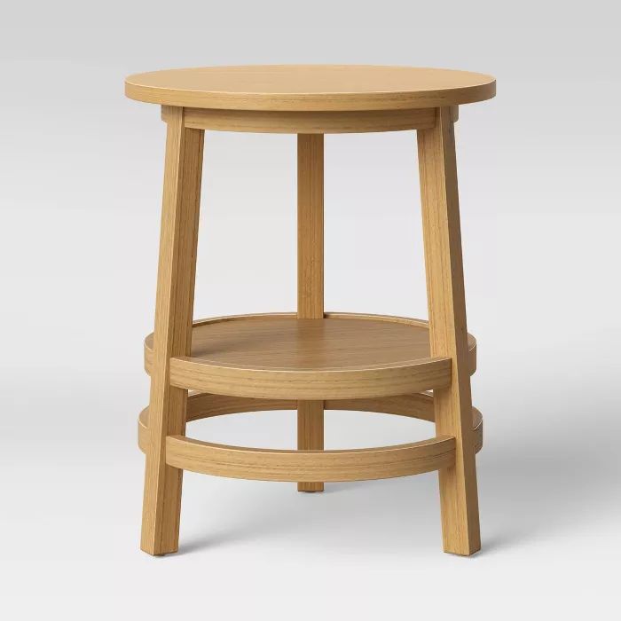 Haverhill Round Wood End Table - Threshold™ | Target