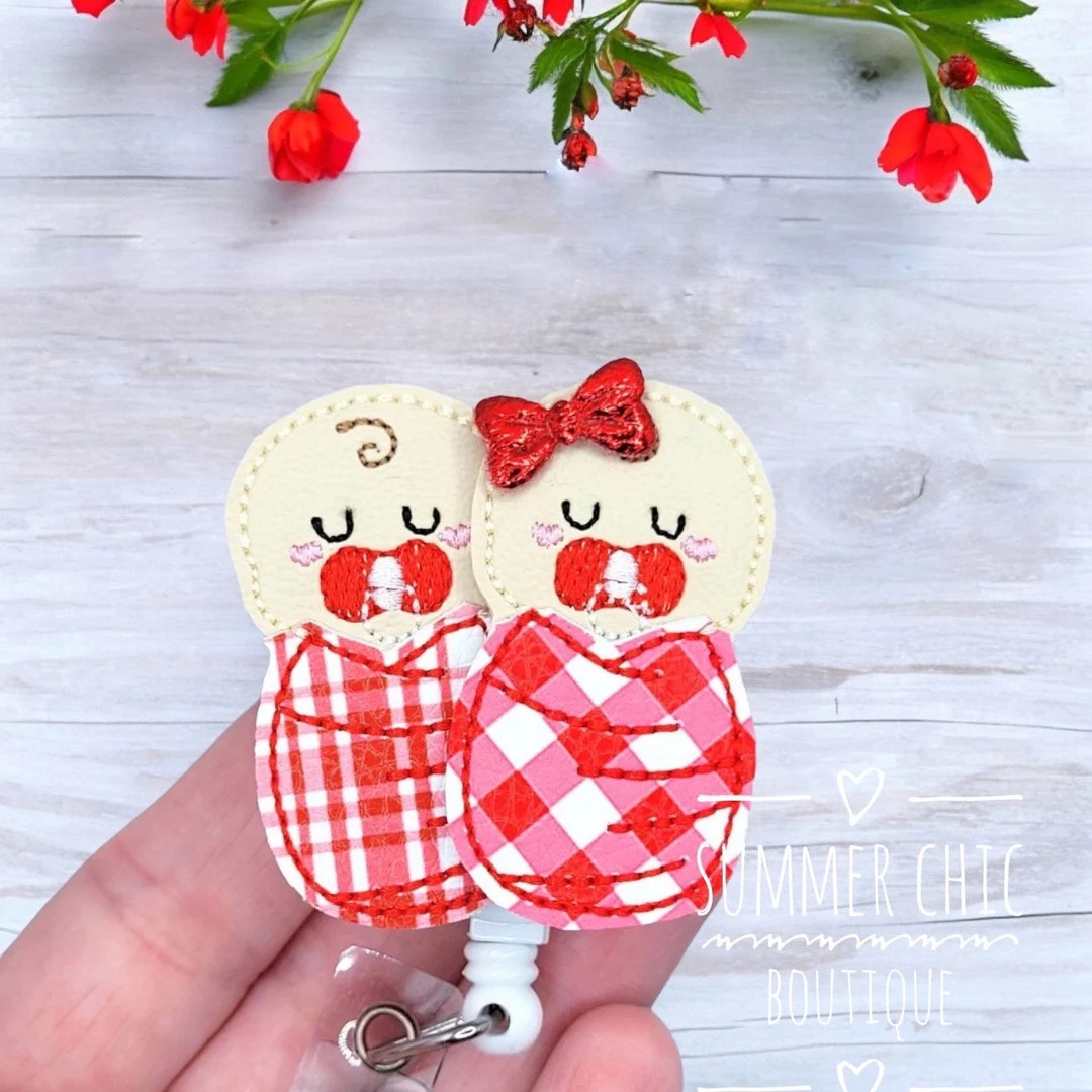Valentine Swaddled Babies Labor and Delivery Badge Reel, Baby Burritos Badge Reel, Badge Reel, RN... | Etsy (US)