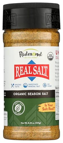 Redmond - Real Salt Seasoning, Natural Unrefined Gluten Free 8.25 Ounce | Amazon (US)