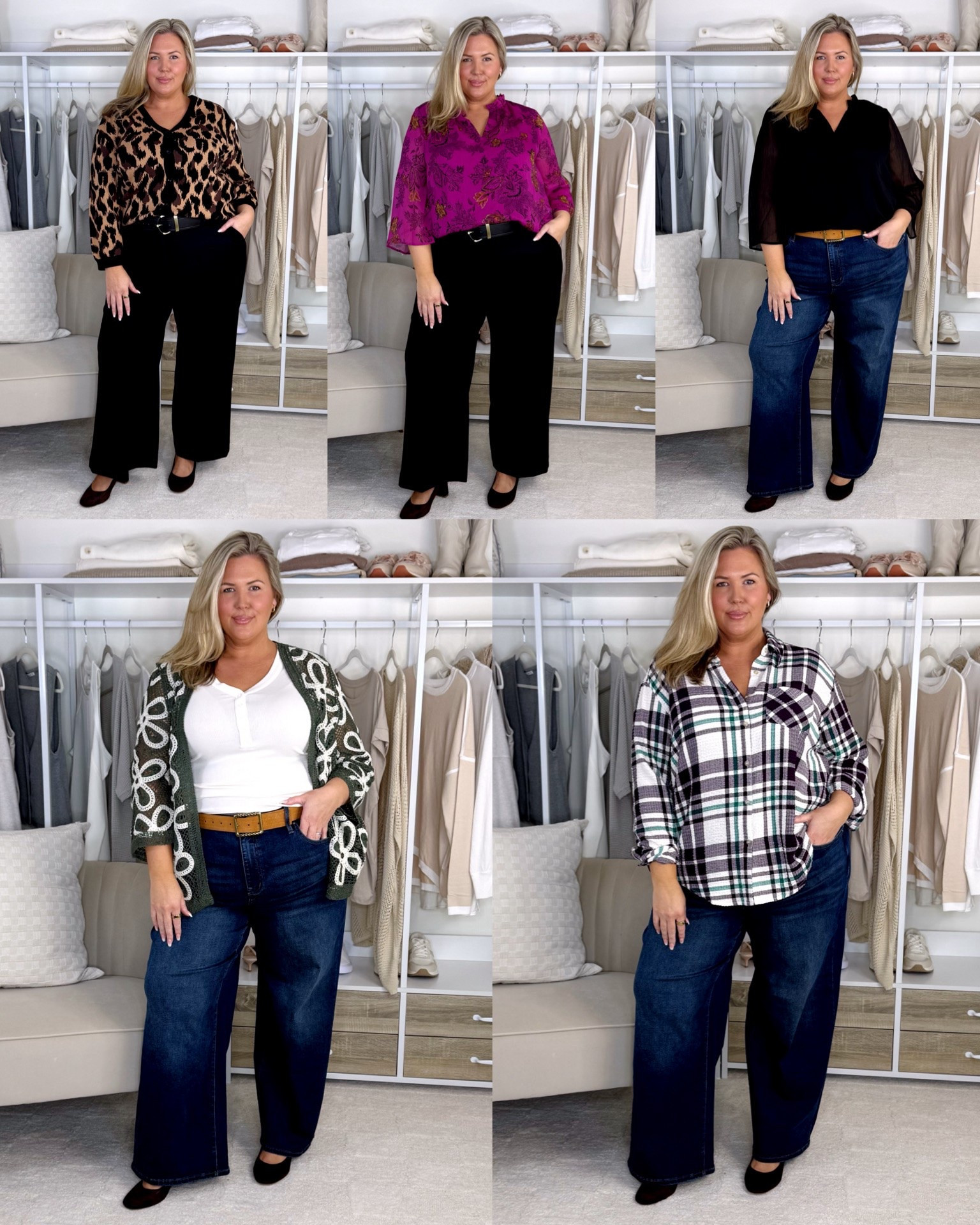 NYM LB try on! Wearing a size 22 in the trousers I like to take a size up! Wearing a size 20 in the jeans! Wearing a size 18/20 in the tops! Plus size, outfit inspo, fall fashion, mom life, apron belly