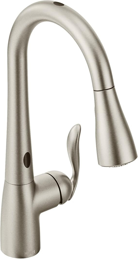 Moen Arbor Spot Resist Stainless Motionsense Two-Sensor Touchless Kitchen Faucet Featuring Power ... | Amazon (US)