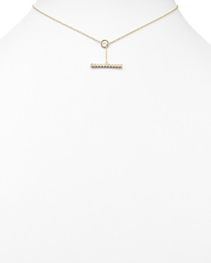 Zoe Chicco 14K Yellow Gold Choker with Diamond Bezel Toggle Bar | Bloomingdale's (US)