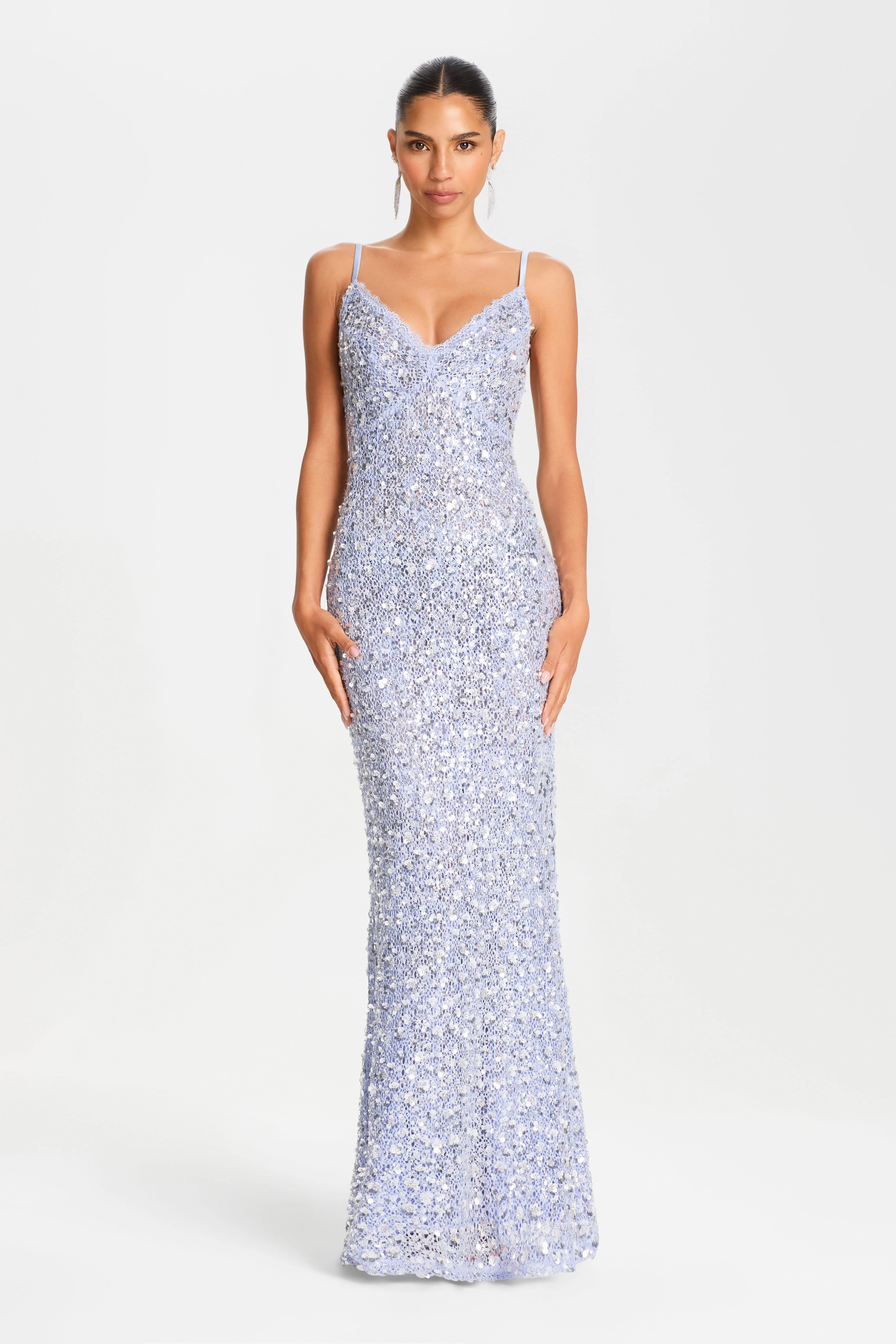 Ariana Lilac Dress | Nadine Merabi