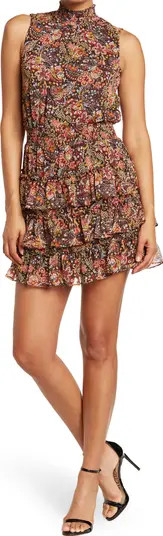 Smock Neck 3 Tier Ruffle Dress | Nordstrom Rack