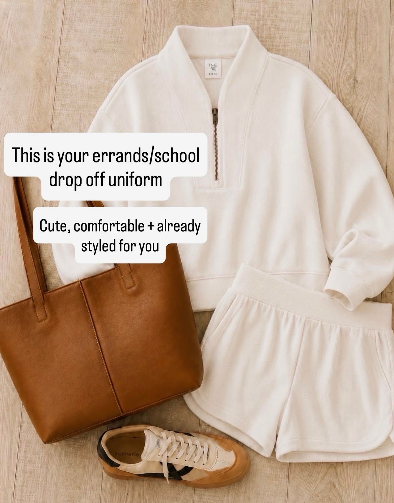 The easiest everyday mom uniform! 🤎 This matching half-zip and shorts set is my new go-to for busy mornings and running errands.

#LTKgrwm #LTKootd #LTKSeasonal