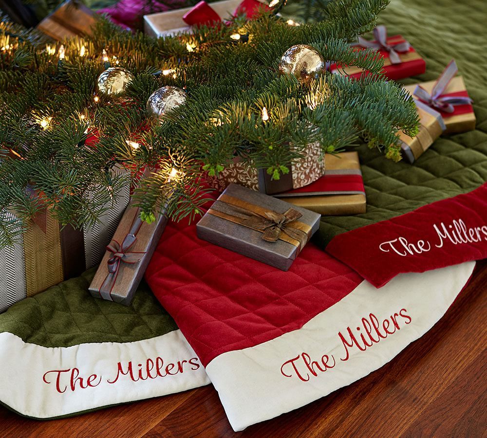 Velvet Tree Skirts | Pottery Barn (US)