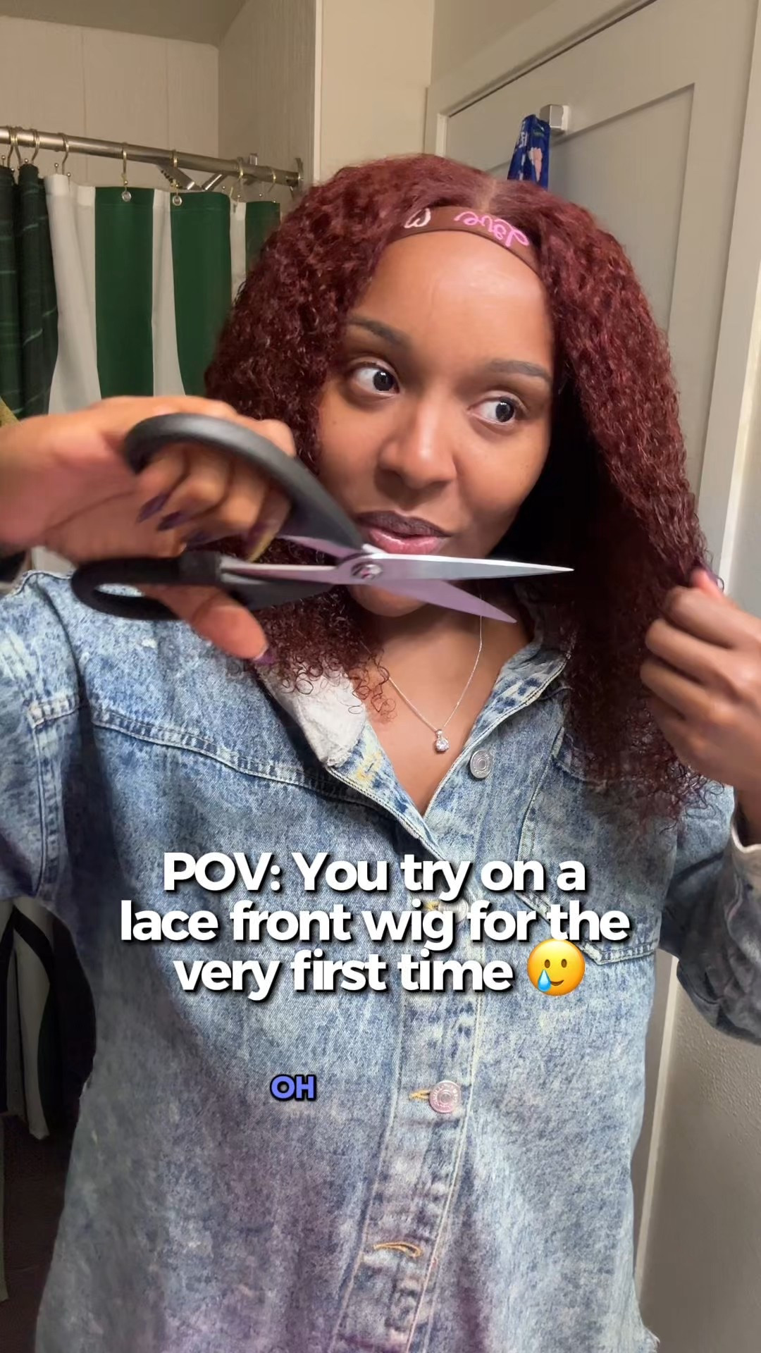 Trying a lace front wig for the first time 😅 This wig glue is the truth tho 🤞🏾 #wigs #lacefront #wigglue 

#LTKstorytime #LTKBeauty