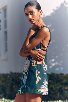 Celandine x Sarah Gordon Side Cutout Mini Dress | Anthropologie (US)