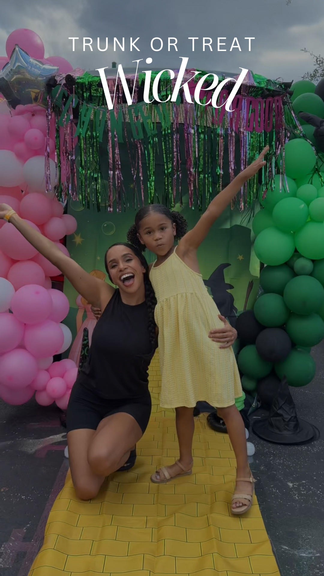 Wicked trunk or treat setup 🎃🖤
Linked everything I used — from the balloons and backdrop stand to the little details that pulled it all together.
Whether you’re going for cute, spooky, or full glam… this setup is an easy showstopper 👻✨
Shop all my Halloween decor + trunk setup must-haves here 🤍

#LTKHalloween #LTKFamily #LTKKids