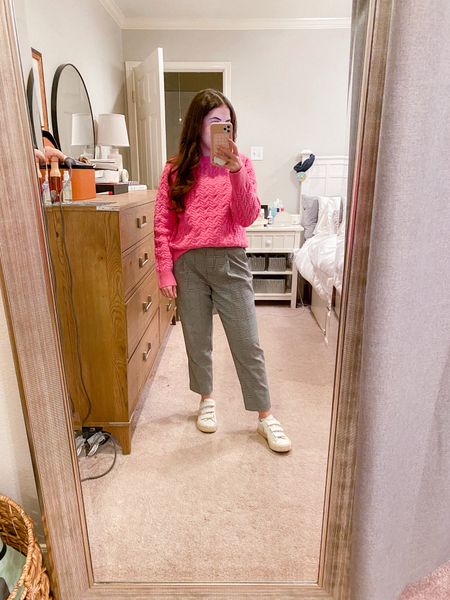 Office OOTD. This sweater is so soft and would make a great option for a Valentine’s Day outfit! My pants are old from LOFT, but I’m linking similar options. 

#LTKworkwear #LTKSeasonal