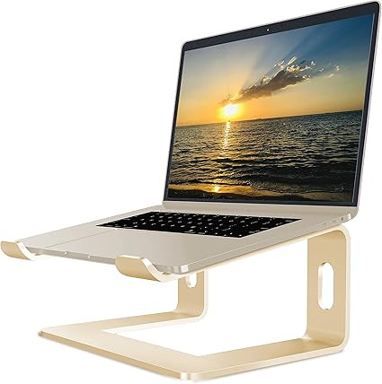 Soundance Laptop Stand, Aluminum Computer Riser, Ergonomic Laptops Elevator for Desk, Metal Holde... | Amazon (US)