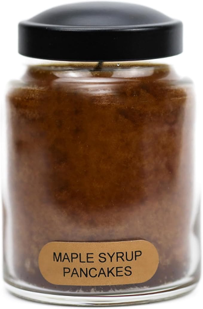 A Cheerful Giver - Maple Syrup Pancakes Baby Scented Glass Jar Candle (6oz) with Lid & True to Li... | Amazon (US)