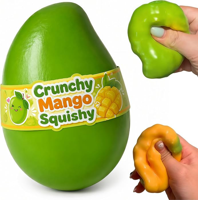 Crunchy Mango Squishy - Heat Activated Color Changing Mango Squishy\uff0c1PC | Amazon (US)