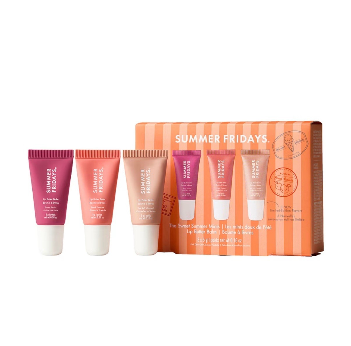 Revolve has a sale for 20% off beauty products with code BEAUTY20, and this Summer Fridays mini lip balm set is another sale item that I predict will sell out. All three colors are great and add a sheer wash of color, moisture, and gentle shine. I like to split them up — one mini for the car, one for the office, and one for home. The peach is my fave!

#LTKSaleAlert #LTKBeauty #LTKgrwm
