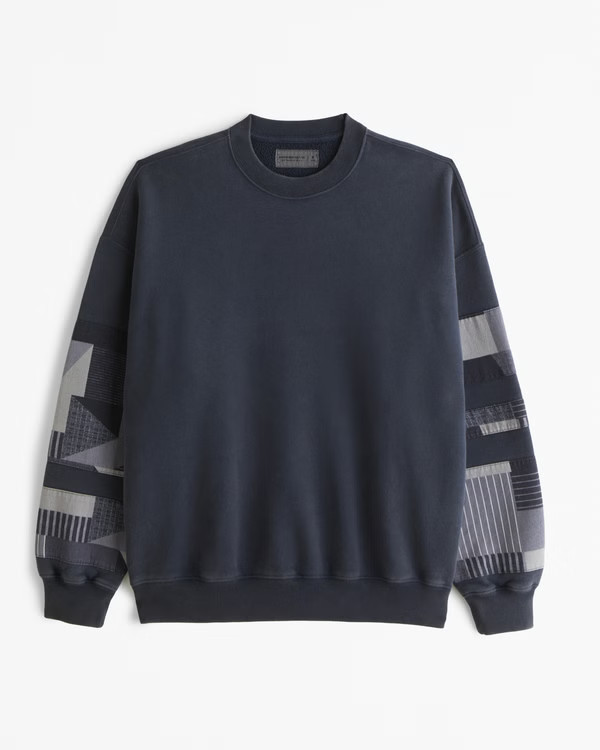 Men's Essential Crew Sweatshirt | Men's Tops | Abercrombie.com | Abercrombie & Fitch (US)