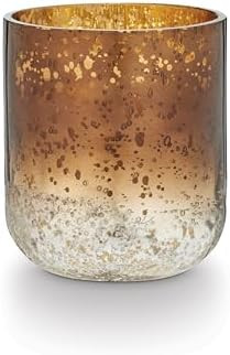 Illume Noble Holiday Woodfire Small Radiant Glass Candle | Amazon (US)