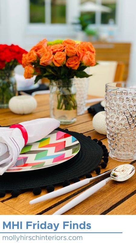 Bright and fun pieces for easy outdoor entertaining 

#LTKFind #LTKhome #LTKSeasonal
