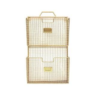 Home & Work 22.7" Gold 2-Pocket Wall File by Ashland® | Michaels Stores