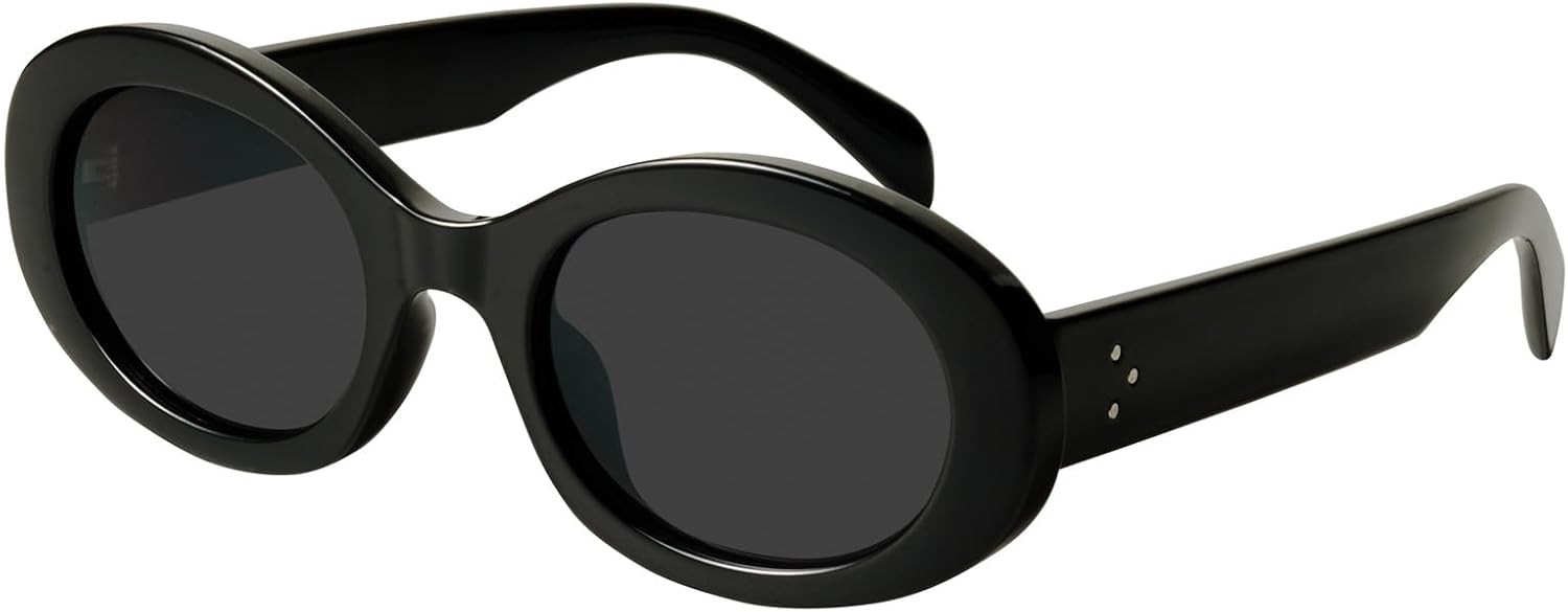 mosanana Oval Sunglasses for Women 90s Vintage Chunky Frame MS52371 | Amazon (US)