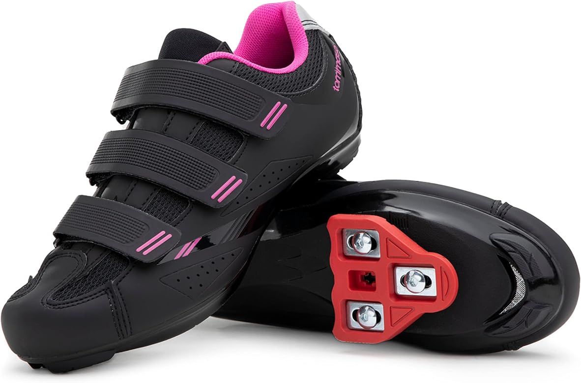 Tommaso Pista Women's Indoor Cycling Ready Cycling Shoe Bundle with Compatible Cleat, Look Delta, SP | Amazon (US)