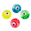 2 1/2" Light-Up Eyeball Glitter-Filled Rubber Bouncy Balls – 12 Pc. | Oriental Trading Company