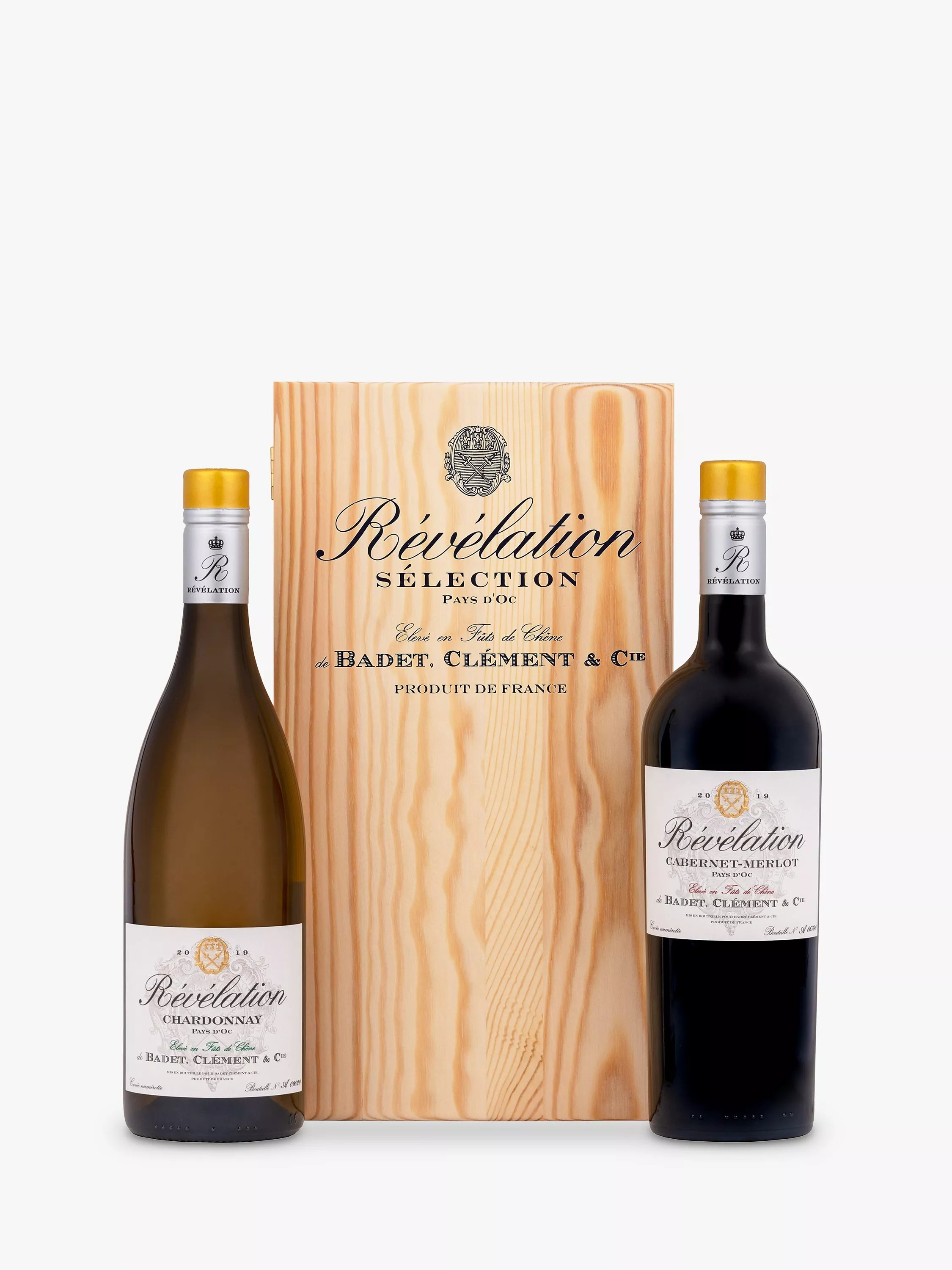 RevelationChardonnay & Cabernet Merlot Gift Set, 2 x 75cl | John Lewis (UK)