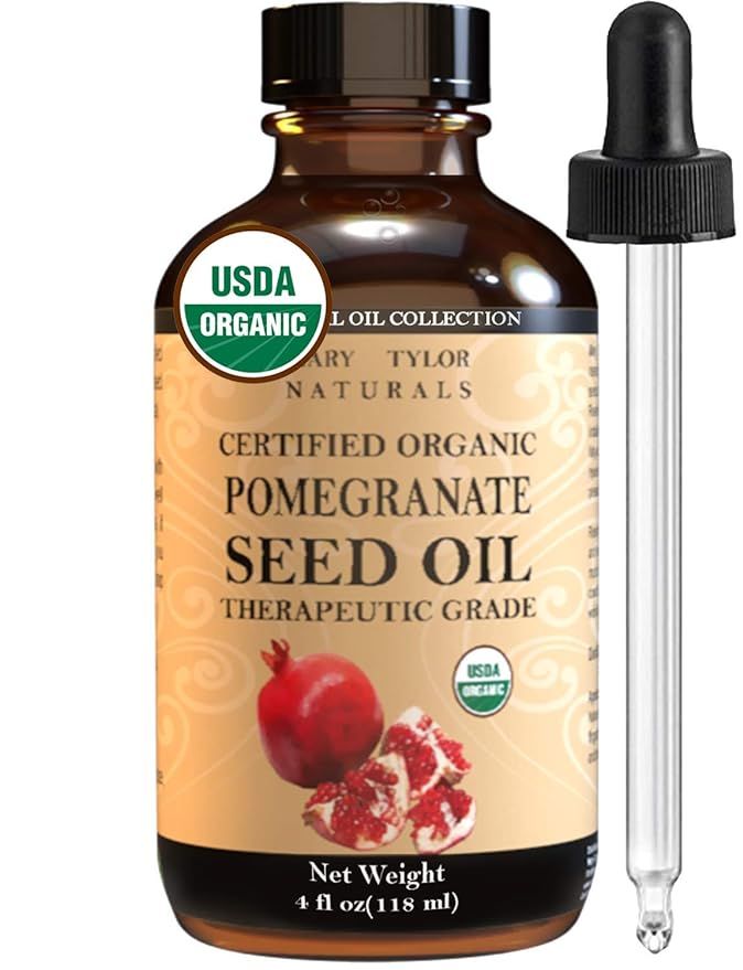 Organic Pomegranate Seed Oil (4 oz), USDA Certified by Mary Tylor Naturals, Cold Pressed, Hexane-... | Amazon (US)
