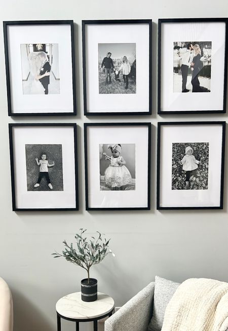 Gallery Wall. Large Picture Frames mine are 18x24 

#LTKhome